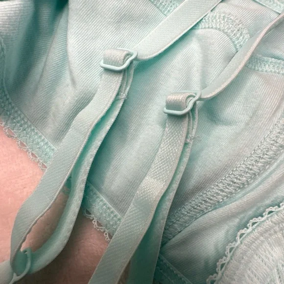 Women's Cotton Barrettes Bra Colsie Blue size Small Extra Comfort Cotton - Picture 7 of 9